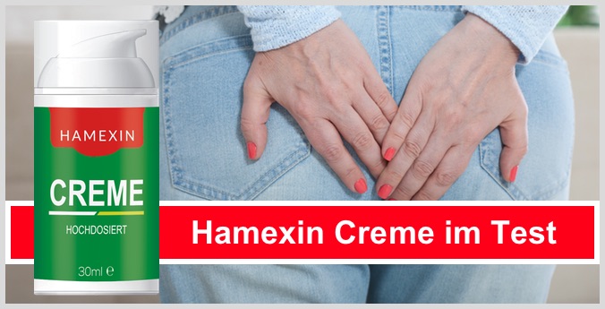 Hamexin Creme im Hämorrhoiden Test