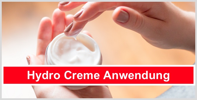 hydro creme anwendung