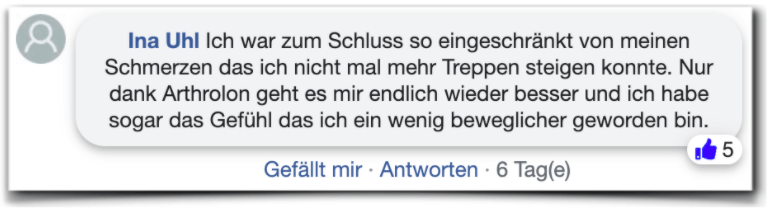 Arthrolon Bewertungen Erfahrungen Arthrolon
