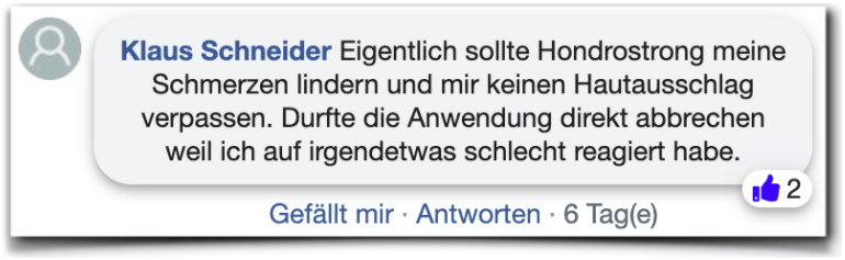 Hondrostrong Erfahrungsberichte Hondrostrong
