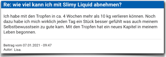 Slimy Liquid Erfahrungsbericht Forum