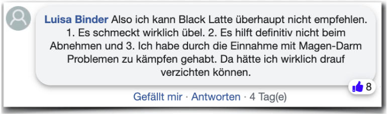 Black Latte Erfahrungsbericht Bewertung Kritik Erfahrungen