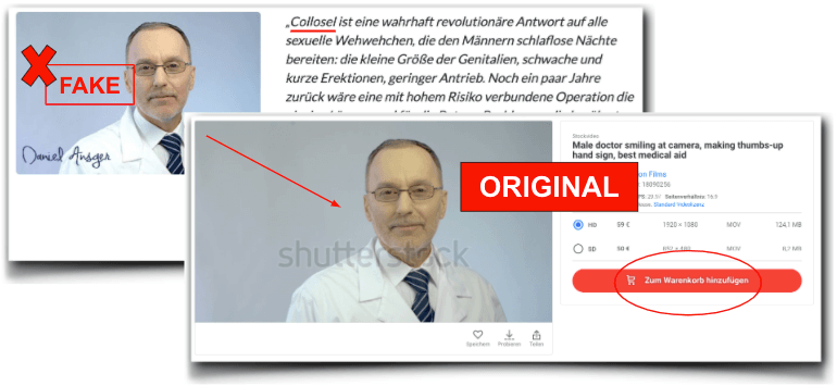 Collosel Arzt fake