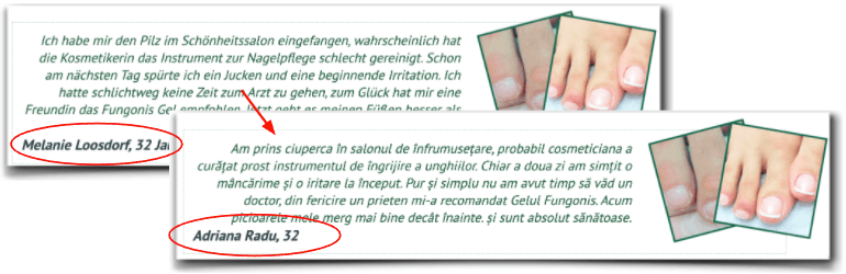 Fungonis Gel Erfahrung fake