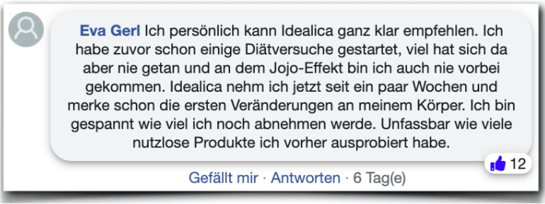 Idealica Erfahrungsbericht Bewertung Kritik Idealica