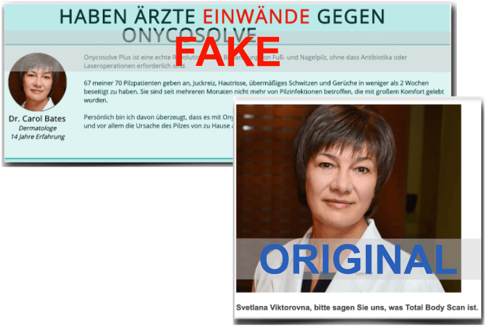 Onycosolve Fake Arzt