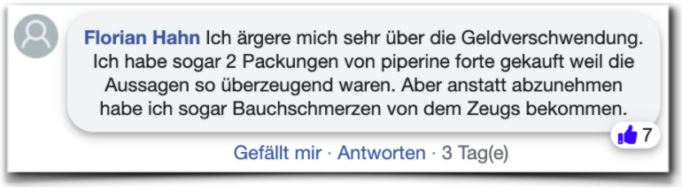 Piperine Forte Bewertungen Piperine Forte