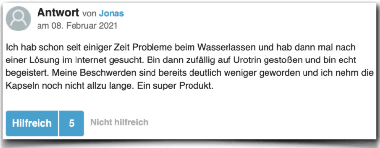 Urotrin Erfahrung Erfahrungen Erfahrungsbericht