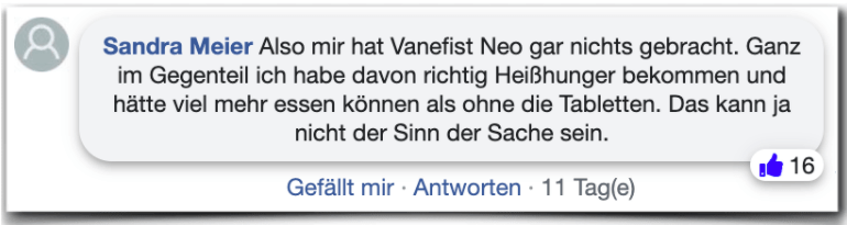 Vanefist Neo Erfahrungen Bewertung Kritik Vanefist Neo