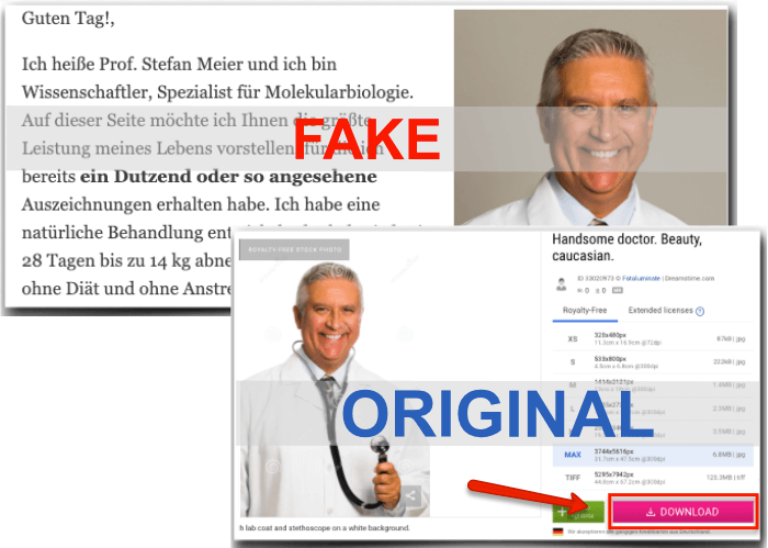 Vanefist Neo Fake Arztbericht