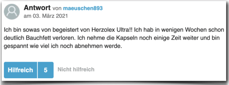 Herzolex Ultra Erfahrung Erfahrungen Erfahrungsbericht