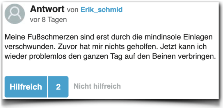 MindInsole Erfahrung Bewertungen gutefrage