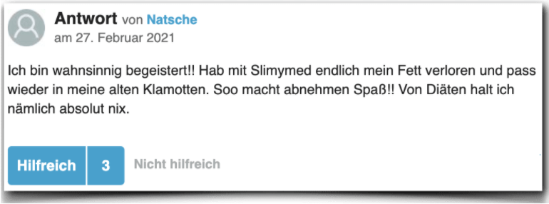 Slimymed Erfahrung Erfahrungen Erfahrungsbericht