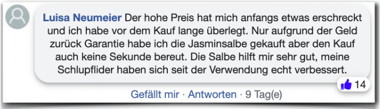 Biovolen Jasminsalbe Erfahrungsbericht Bewertung Erfahrungen