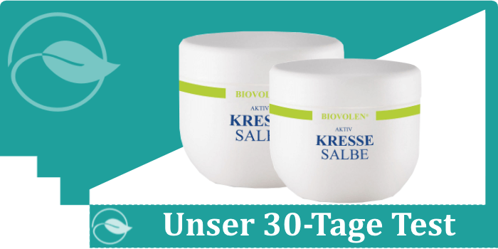 Biovolen Kressesalbe Test