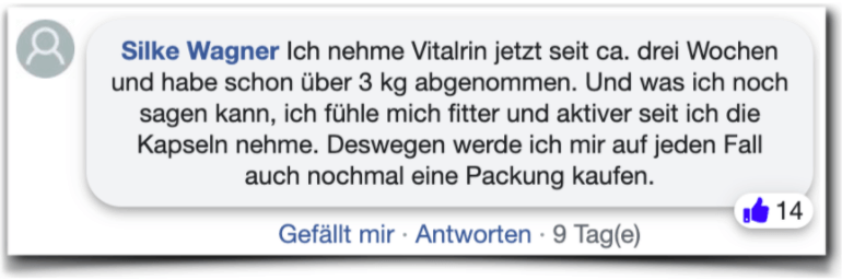 Vitalrin Erfahrungsbericht Bewertung Erfahrungen