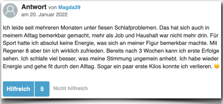 Regener 8 Erfahrung Erfahrungen Erfahrungsbericht