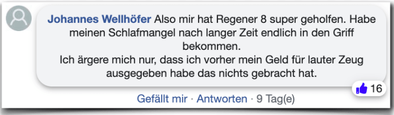 Regener 8 Erfahrungsbericht Bewertung Erfahrungen